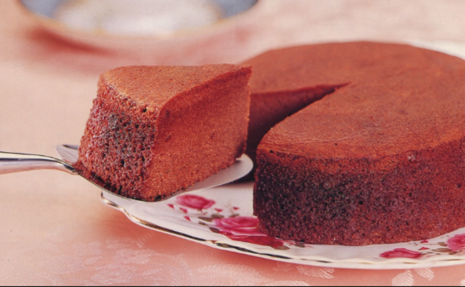 一條亭でかつて作られていた手作りのチョコレートケーキ「ショコラ一條亭」